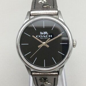 Coach Black and Silver Women's Watch